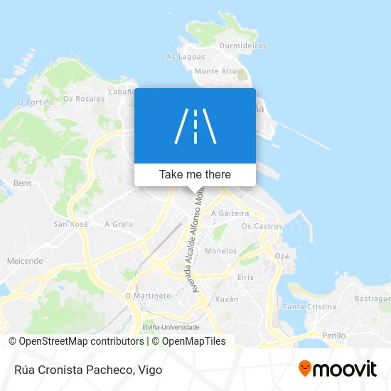 Rúa Cronista Pacheco map