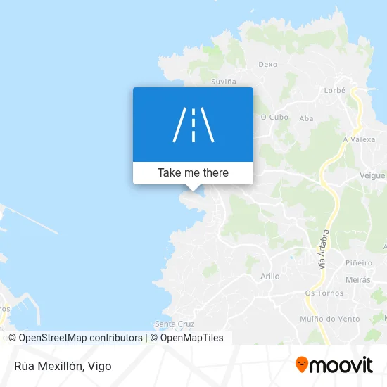 Rúa Mexillón map