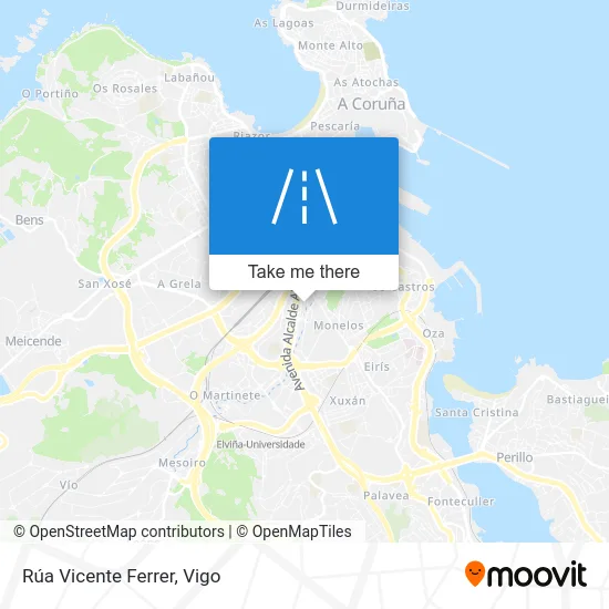 Rúa Vicente Ferrer map