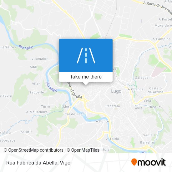 Rúa Fábrica da Abella map