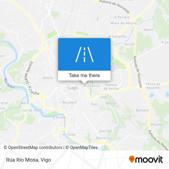 Rúa Río Mosa map