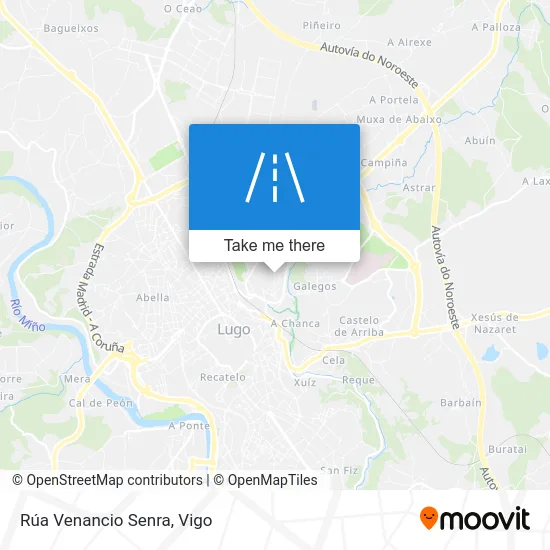 Rúa Venancio Senra map