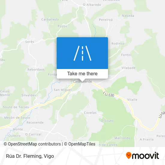 Rúa Dr. Fleming map
