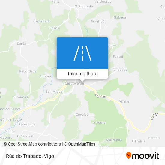 Rúa do Trabado map