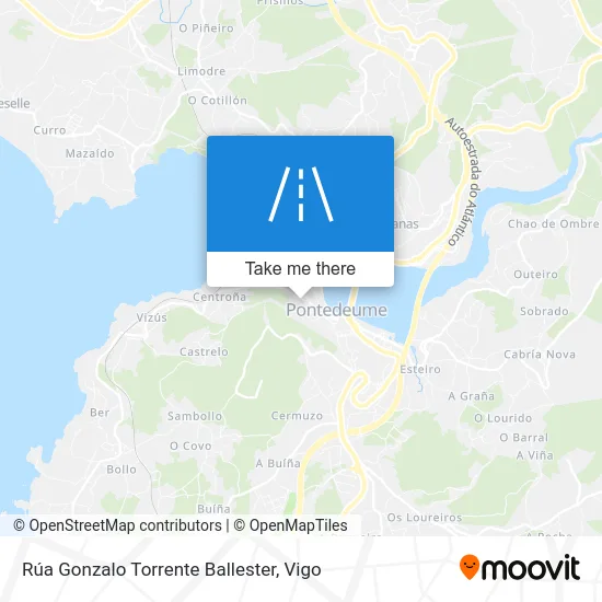 Rúa Gonzalo Torrente Ballester map