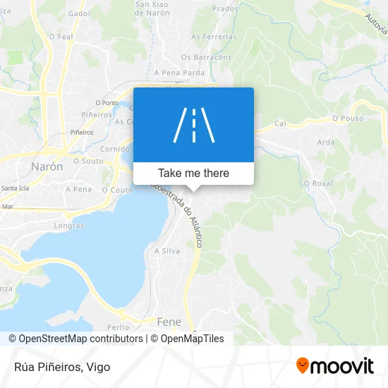 Rúa Piñeiros map