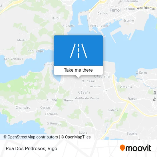 Rúa Dos Pedrosos map