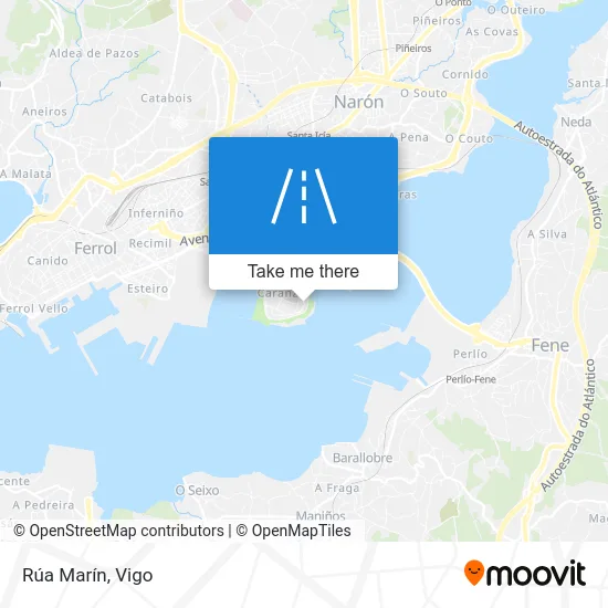 Rúa Marín map