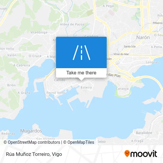 Rúa Muñoz Torreiro map