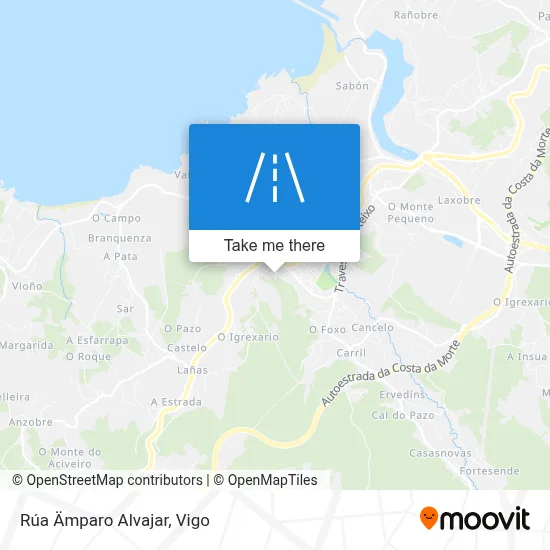 Rúa Ämparo Alvajar map