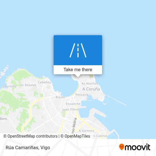 Rúa Camariñas map