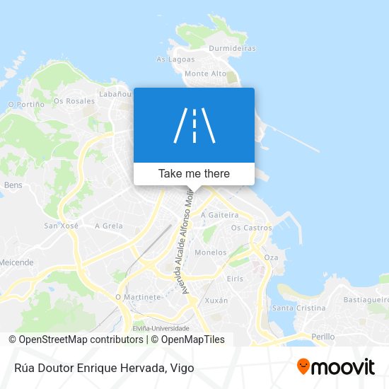Rúa Doutor Enrique Hervada map