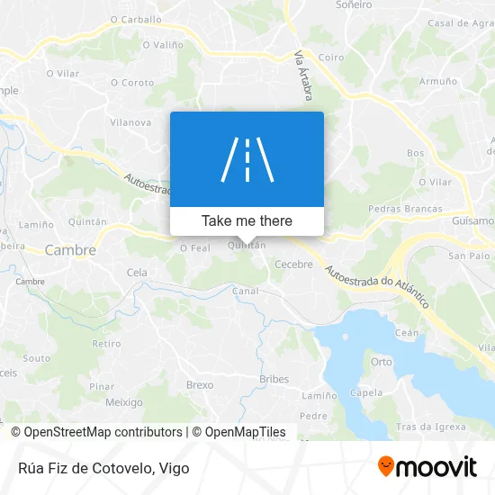 Rúa Fiz de Cotovelo map