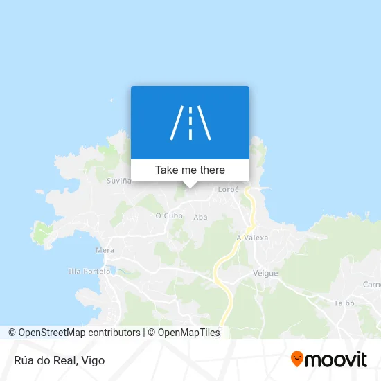 Rúa do Real map