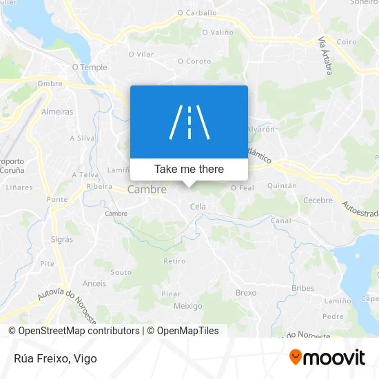 Rúa Freixo map