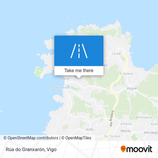 Rúa do Granxarón map
