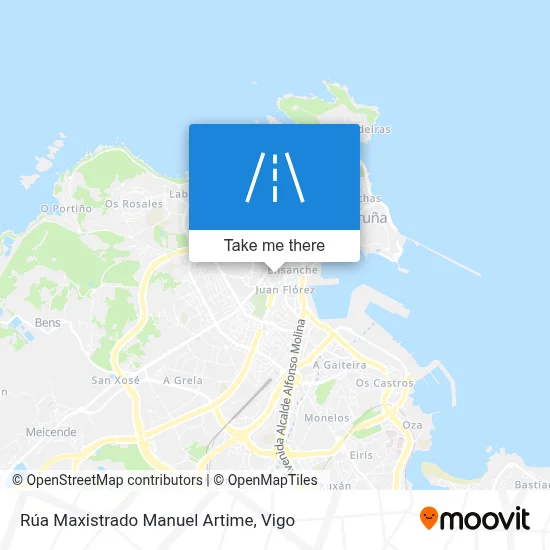 Rúa Maxistrado Manuel Artime map