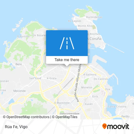 Rúa Fe map