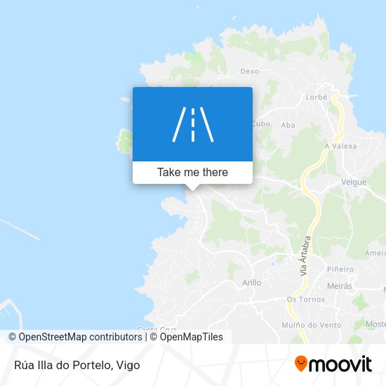 Rúa Illa do Portelo map