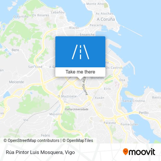 Rúa Pintor Luis Mosquera map