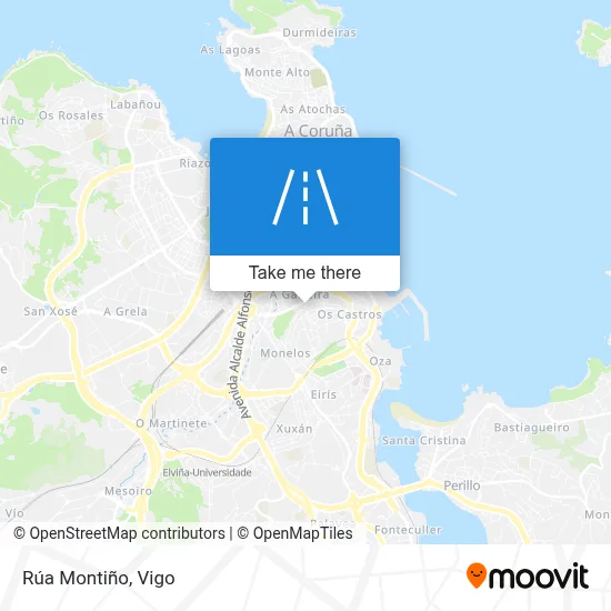 Rúa Montiño map