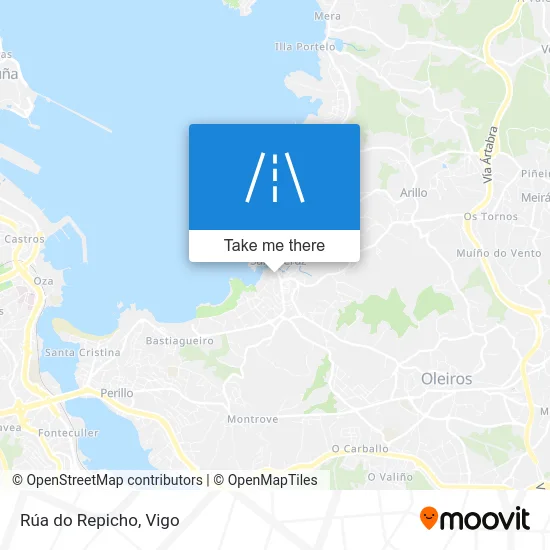 Rúa do Repicho map
