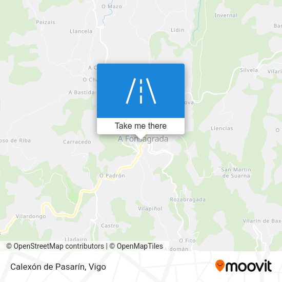 Calexón de Pasarín map