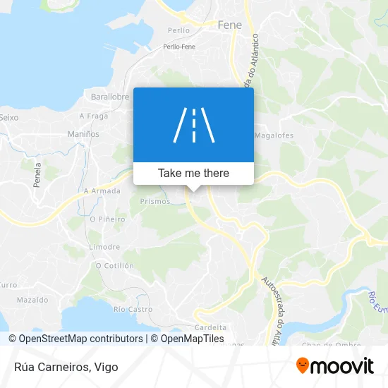 Rúa Carneiros map