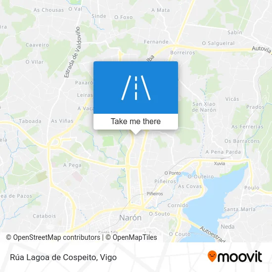 Rúa Lagoa de Cospeito map