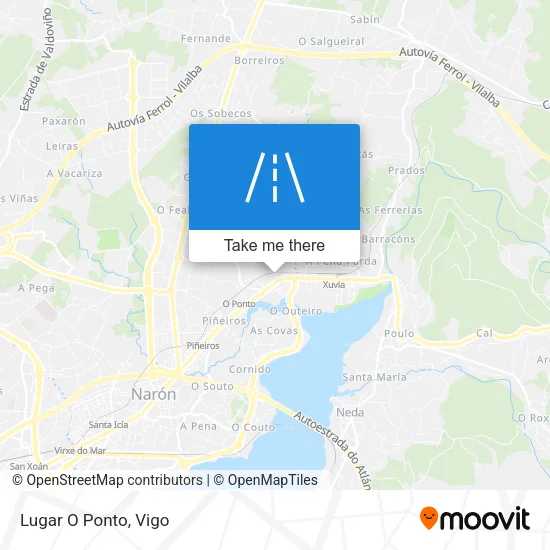 Lugar O Ponto map