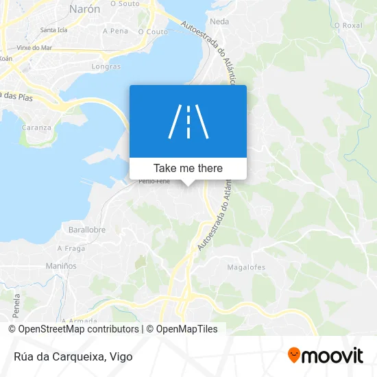Rúa da Carqueixa map