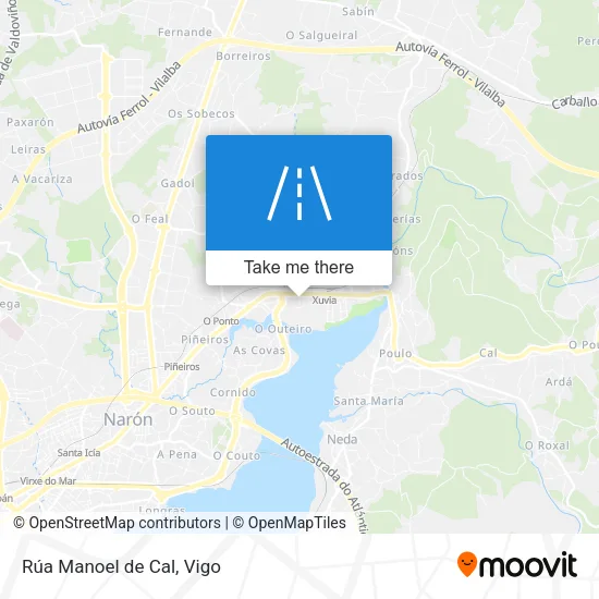 Rúa Manoel de Cal map