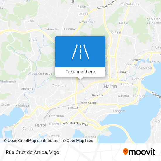 Rúa Cruz de Arriba map