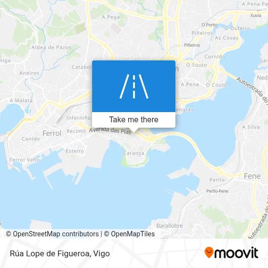 Rúa Lope de Figueroa map