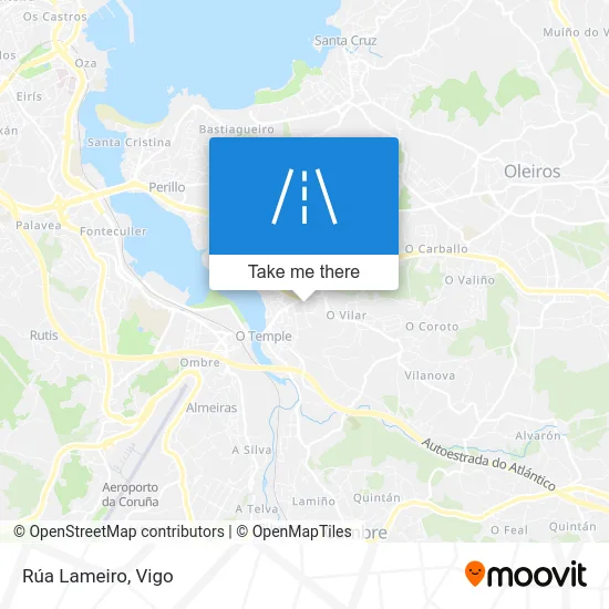 Rúa Lameiro map