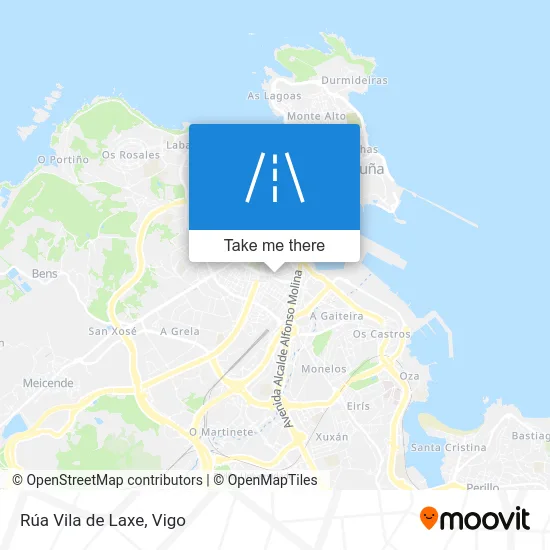 Rúa Vila de Laxe map