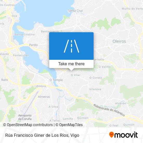 Rúa Francisco Giner de Los Ríos map