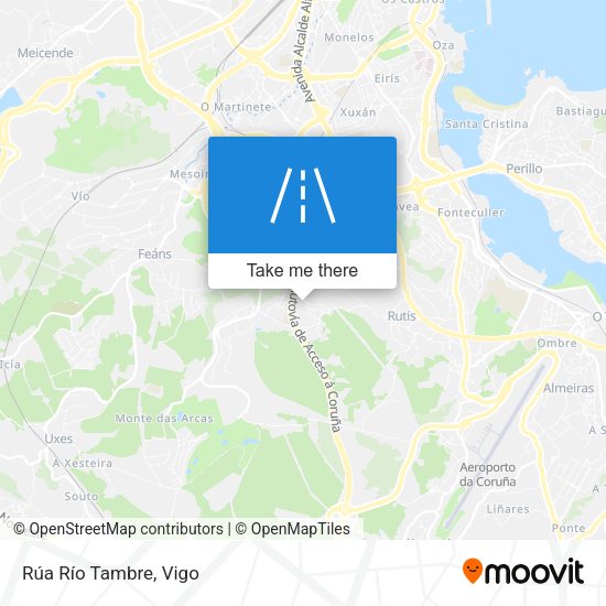 Rúa Río Tambre map