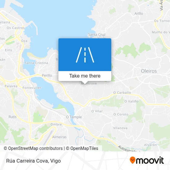 Rúa Carreira Cova map