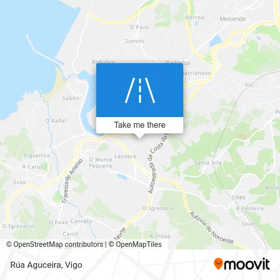 Rúa Aguceira map