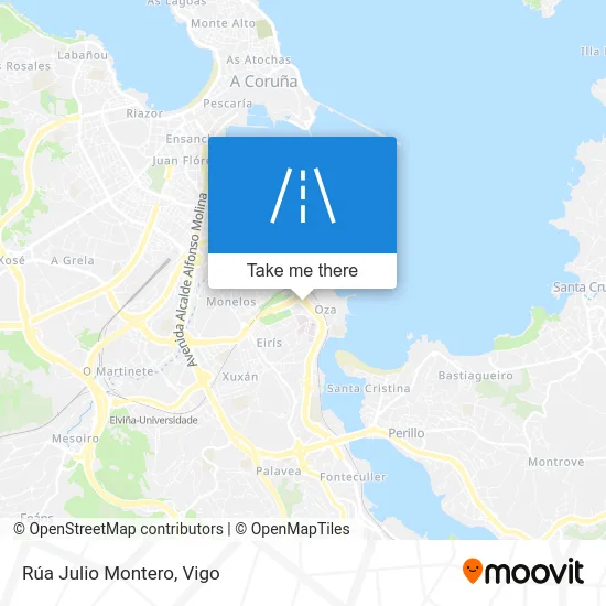 Rúa Julio Montero map