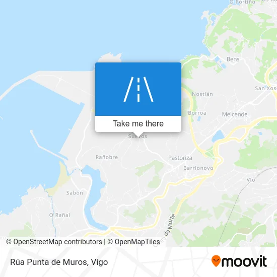 Rúa Punta de Muros map