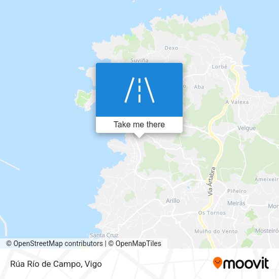 Rúa Río de Campo map