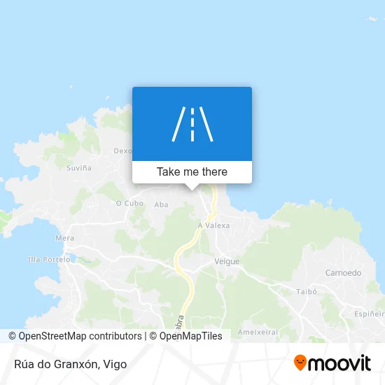 Rúa do Granxón map
