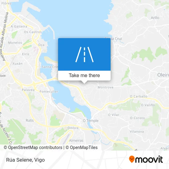 Rúa Selene map