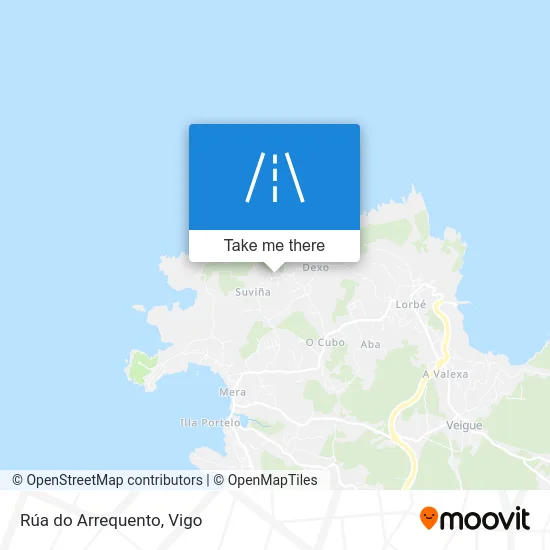 Rúa do Arrequento map
