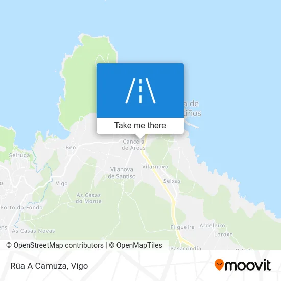 Rúa A Camuza map