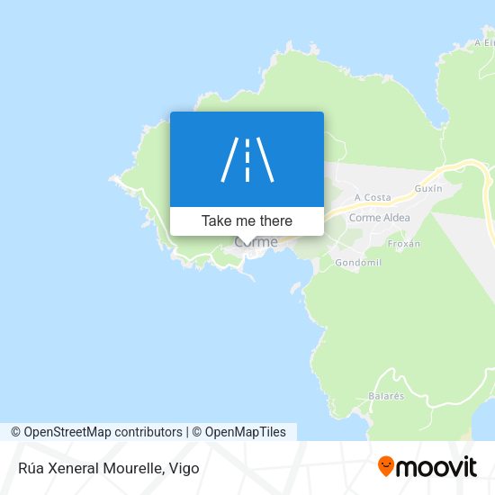 Rúa Xeneral Mourelle map