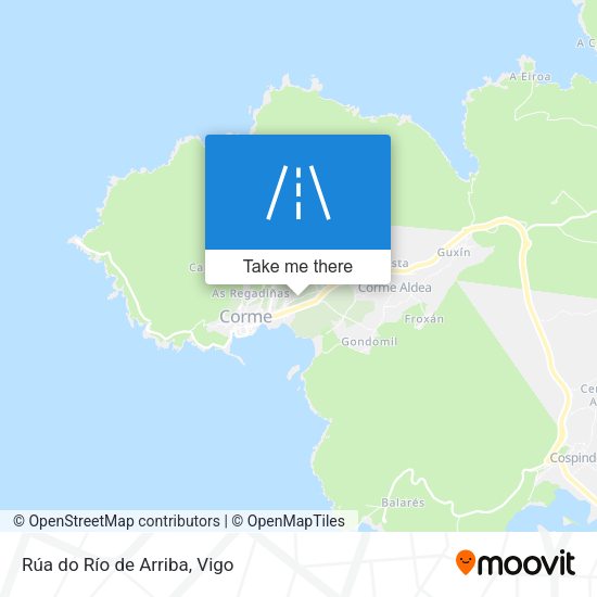 Rúa do Río de Arriba map