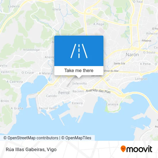 Rúa Illas Gabeiras map